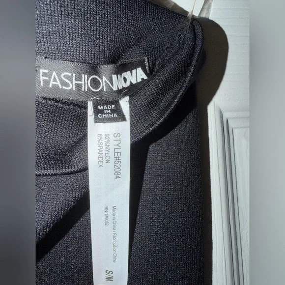 Fashion Nova Black Strapless Dress NWOT - Picture 4 of 7